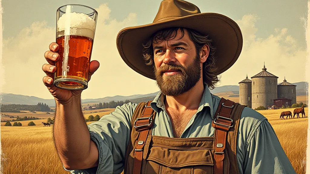 Vintage American brewery advertisement