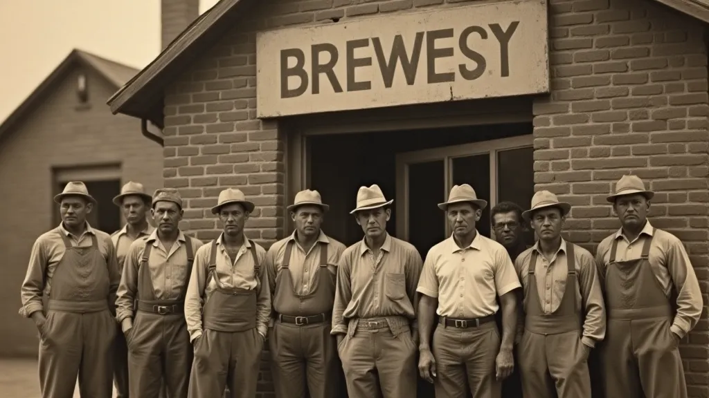 Vintage brewery photograph