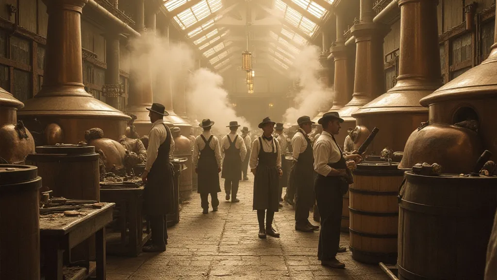 Early 20th Century Brewery Workers