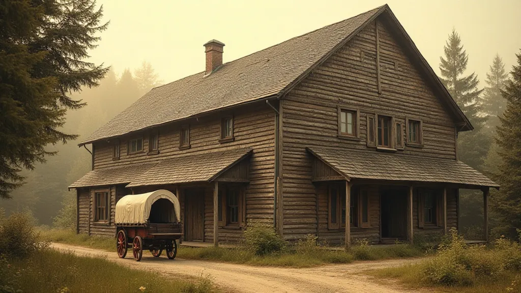 Old brewery building exterior