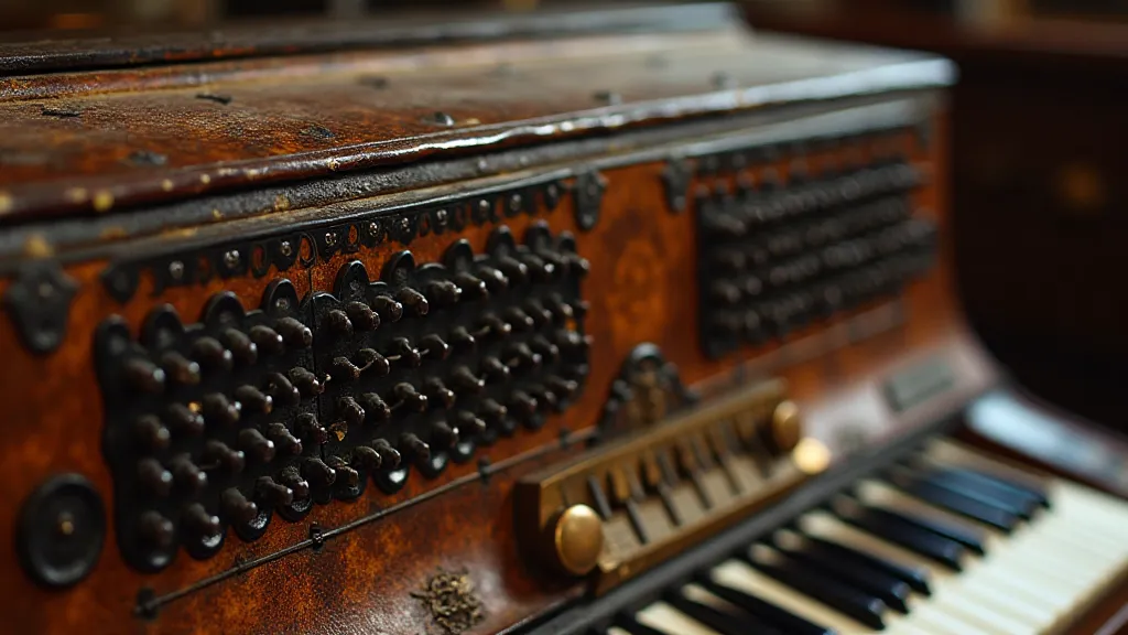 Restored antique accordion